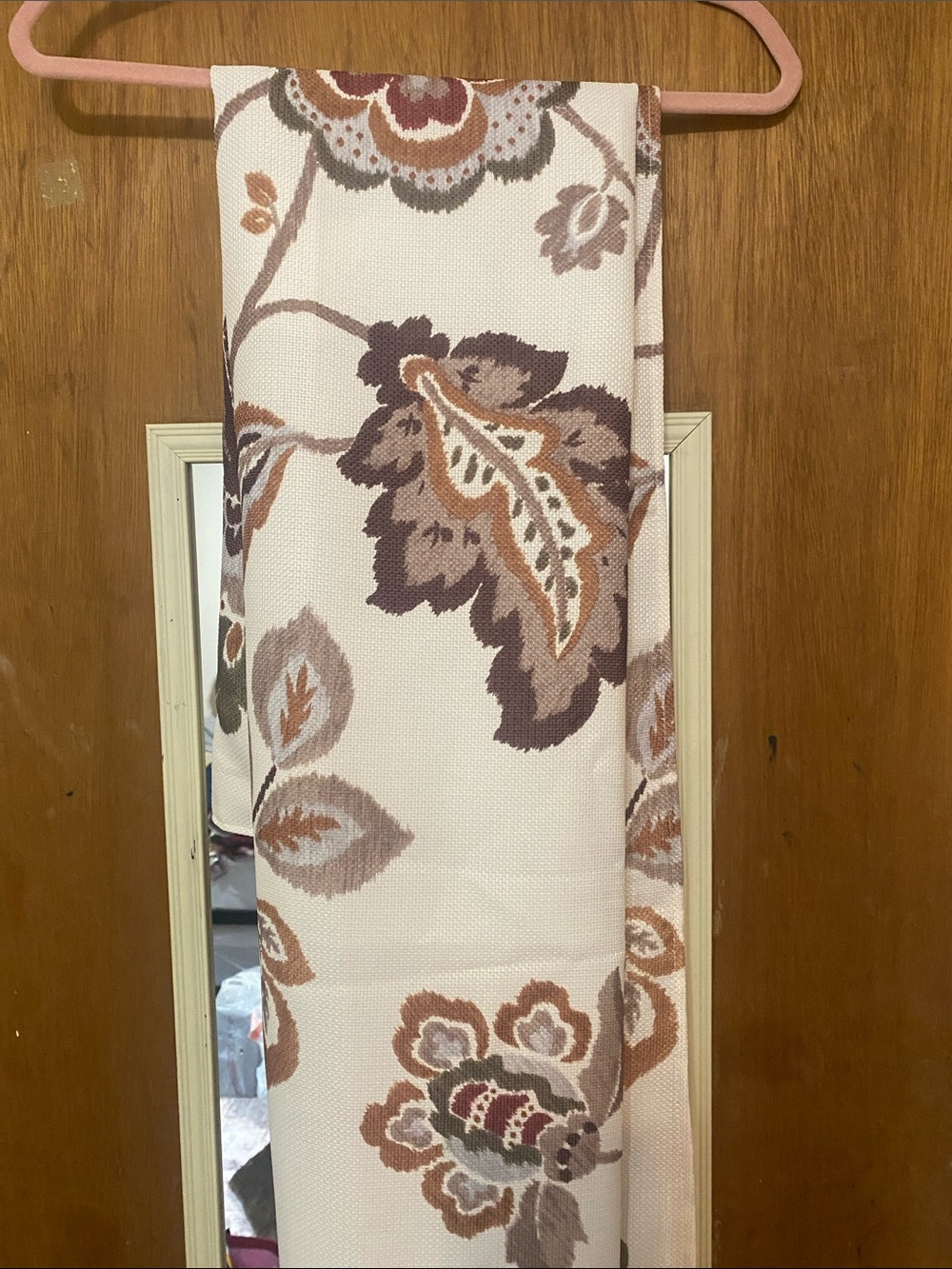 Canon Cream and flora shower curtain